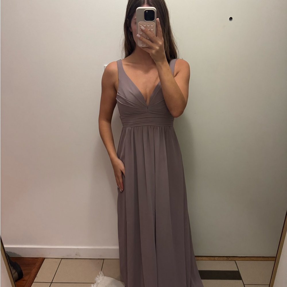 Lulu's Mauve Maxi Dress